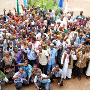 Participants in a faith leader training in Bo, Siera Leone
